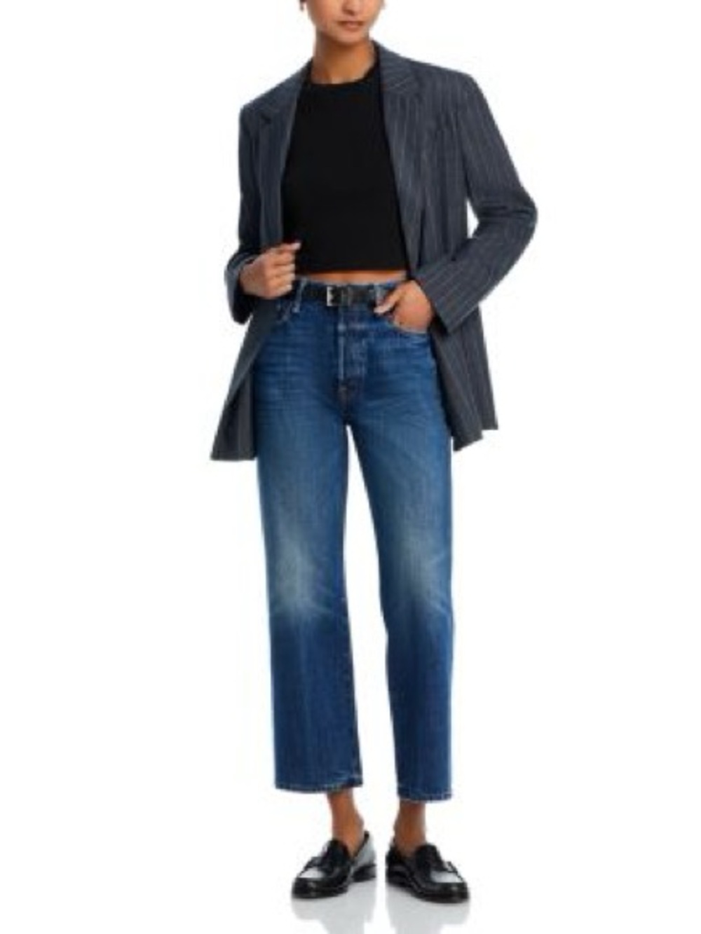 MOTHER The Rambler Ankle, size 26 in “Well Stacked”